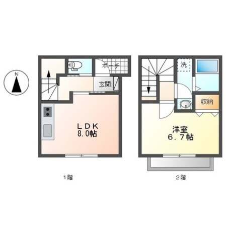 アンソレイェの物件間取画像